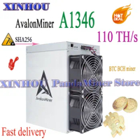 Avalon Miner A1346 107T 110T 113T Bitcoin Asic miner Better than Avalonminer A1326 A1166 A1266 A1246 WhatsMiner M50 M31+ S19kpro