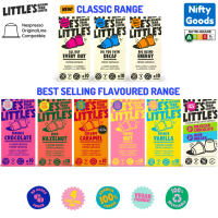 LITTLE'S Coffee| Flavoured Coffee Nespresso Compatible Aluminium Capsules Pod - French Vanilla, Rich