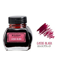 Platinum 白金 Classic 古典耐水性墨水 Cassis Black 黑醋栗* 60ml