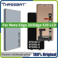 6.7" Original For Motorola Moto Edge 20 LCD Edge 20 Pro Display For Moto Edge X30 XT2201-2 Edge 30 Pro Screen Touch Digitizer