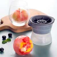 威士忌冰球硅膠 圓形水果茶冷飲材料凍冰塊制冰球模具制冰盒調酒