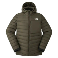 【The North Face】男 1966 超輕防潑水抗風鵝絨連帽保暖外套.夾克.大衣(89ZQ-21L 烏木綠)