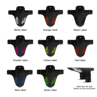Bicycle Fenders 8 Colorful Front Rear Tire Wheel Fenders Carbon Fiber Mudguard MTB Mountain Bike Road Cycling Fix Gear