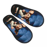 Gremlins Mogwai House Slippers Women Soft Memory Foam Cute Gizmo Monster Movie Slip On Hotel Slipper Shoes