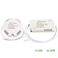 25W 40W LED Driver Ceiling Driver 220V Round/Square Driver Lighting Transform Unisolated Power Supply For LED Downlights Lights