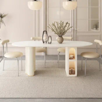 Centerpiece Luxury Dining Table Ornaments Extendable Folding Coffee Dining Table Chairs Set Free Shipping Comedores Furniture