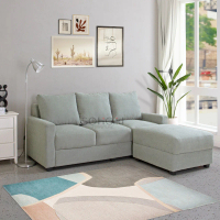 SOHO.ID Sofa Minimalis Modern - Sofa Elton + Puff