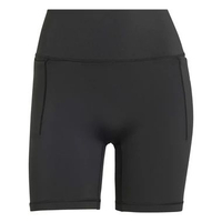 adidas Women Training Tights Opt Pl Sho L Legging Fitness Wanita [KF1042] L 5" Black