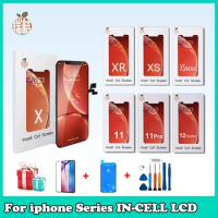 RJ AAA Quality LCD For iPhone XR X XS Max LCD Display Screen For iPhone 11 PRO 12 Pro mini MAX Screen Display No Dead Pixel