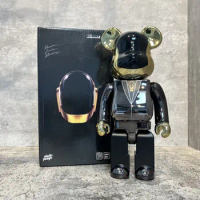 Bearbrick Daft Punk 400 1000 Joint Bright Face Violence Bear 3d Bearbrick Original Ornament Gloomy B