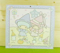 【震撼精品百貨】Little Twin Stars KiKi&LaLa 雙子星小天使~雙面卡片-紫魔法