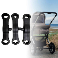 3Pcs Twin Stroller Connectors Sturdy Pram Twins Fits Umbrella Strollers Universal Baby Stroller Twin