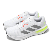 【adidas 愛迪達】慢跑鞋 Galaxy 7 M 男鞋 白 灰 螢光綠 緩震 運動鞋 愛迪達(ID8759)