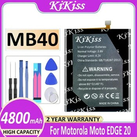 KiKiss Battery MB40 4800mAh For Motorola Moto EDGE 20 EDGE20 XT2143-1 Bateria