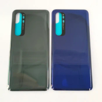 Note10 Lite Back glass Cover For Xiaomi Mi Note 10 Lite Back Door Replacement Hard Battery Case, note10 lite Rear Housing Cover