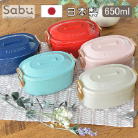 【SABU HIROMORI】日本製DELICIOUS繽紛復古雙層微波便當盒 仿糖果罐/鑄鐵鍋(650ml 洗碗機 日系 高顏值)