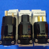 FURUTECH Power plug FI-E11(G) /FI-11-N1(G) EU/US plug 24k Gold Plated Schuko-Stecker IEC 15A/125V 16A/ 250V standard
