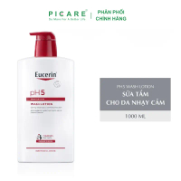 Sữa Tắm cho Da Nhạy Cảm Eucerin pH5 WashLotion (1L) (Có Mùi) Dưỡng Da Body Dưỡng Body Nữ Women
