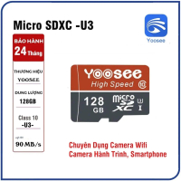 Thẻ nhớ Micro SDXC Yoosee 32GB | 64GB | 128GB Cao cấp, Class 10, Chuyên dụng Camera, điện thoại