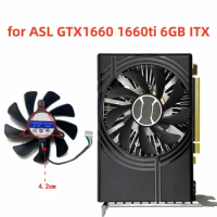 Cooling Fan Graphic Card DC Brushless for ASL GTX1660 1660ti 6GB ITX Cooling System Accessories 85MM Graphic Card Cooling Fan