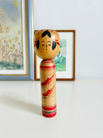 日本昭和 鄉土玩具 傳統kokeshi鳴子木芥子木偶置物擺飾