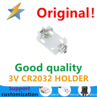 high-temperature resistant CR2032 chip gold plated button battery holder environmental protection CR2032 CR2025 BS-6 new