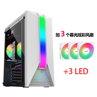 mingsu เคสคอมพิวเตอร์ Rocket เดสก์ท็อป DIY ด้านข้างโปร่งใส RGB เกมมิ่ง ระบายความร้อนด้วยน้ำ ATX เคสบ