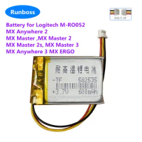 New 600mAh Battery for Logitech M-RO052, MX Anywhere 2, MX Master, MX Master 2, MX Master 2s, MX Master 3, MX Anywhere 3 MX ERGO