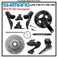 Shimano Di2 Dura Ace R9270 Groupset 2x12s R9200 Crankset Cassette R9270 Shifter FD RD-R9250 Battery DN300 SD300 For Road Bike
