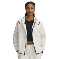 【UNDER ARMOUR】UA官方直營 女 Unstoppable Flc 連帽外套_1379842-279(米白色)
