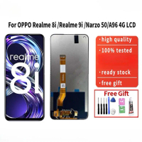 ชุดเปลี่ยนจอ LCD สำหรับ OPPO Realme 8i, Realme 9i, Narzo 50A, 50i, A96 4G, พร้อมจอแสดงผลดิจิตอล