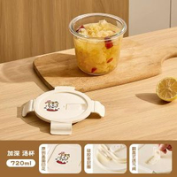 希樂扣原創多士小狗玻璃飯盒微波爐加熱專用飯盒返工族帶飯餐盒-原創吐司小狗系列丨湯碗720ml 均碼-款式5