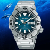 【SEIKO 精工】PROSPEX系列 南極企鵝 200米潛水機械腕錶 禮物推薦 畢業禮物(SRPH75K1/4R36-11C0G)