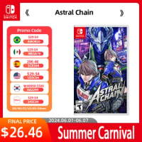 Nintendo Switch -Astral Chain -Game Physics Ink Cartridge Support TV Tabletop Palm Game Mode