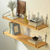 Bathroom Wall Storage Rack Two-way Installation Punch-free Floating Book Shelf Living Room Ornament Perfume Display Stand