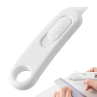 Slice Box Cutter Letter Opener Mini Slice Box Cutter Retractable Ceramic Box Cutter With Keychain Hole For Home School