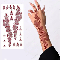 Tatu Sementara, Kalis Air, Henna Maroon, Pelekat Tatu untuk Wanita, Rekaan Bunga dan , Tatu Palsu, u
