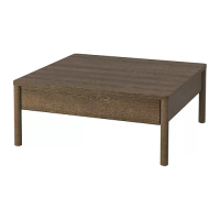 TONSTAD 咖啡桌, 棕色/染色橡木面板, 84x82 公分
