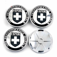 Roda Kereta Roda Persembahan HRE, Set 4pcs, Saiz 69mm, Penutup Rim Tengah Pusat, Lencana Penggayaan