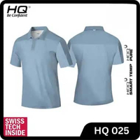 Baju Polo Shirt Swiss Tech Golf Polyester DriFit Premium Quality HQ #025 M Teal