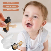 Cutie Baby Shop He Or She Day & Night Newborn Premium Silicone Pacifier Soother with Cartoon Teether