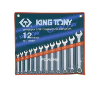 【KING TONY 金統立】專業級工具12件式複合扳手組 梅開扳手 8~22mm(KT1212MR)