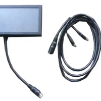 7' Metal Cover VGA Touch Screen Monitor for Industrial PC .mini pc monitor MINI-itx Display