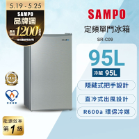 SAMPO聲寶 95L 1級單門電冰箱 SR-C09 含基本安裝+舊機回收