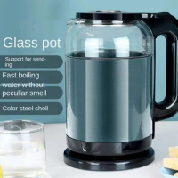 220V 2000ML Glass Electric Kettle Water Fast Boiling Pot Multi Cooker Household Heating Kettle Pot