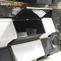 【livinbox 樹德】MHB-46-大嘴鳥家用整理箱46公升/2入 #白身(透蓋)-白身(透蓋)