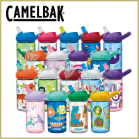 CAMELBAK 400ml eddy+ 兒童吸管運動水瓶(公司貨/多喝水/兒童水壺/防塵蓋)