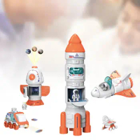 Space Shuttle Rocket Toys DIY Building Set for Kids 3-7 Years Old Children