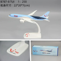 1:200 skala B737MAX8 B787-8 TUI Fly Tuifly Airlines ABS plastik pesawat Model mainan pesawat Model m