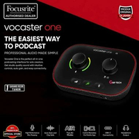 Focusrite Vocaster One Podcast Soundcard Interface Original